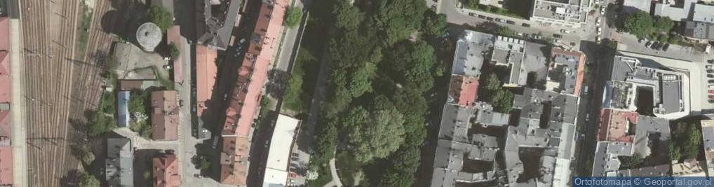 Zdjęcie satelitarne Park Strzelecki