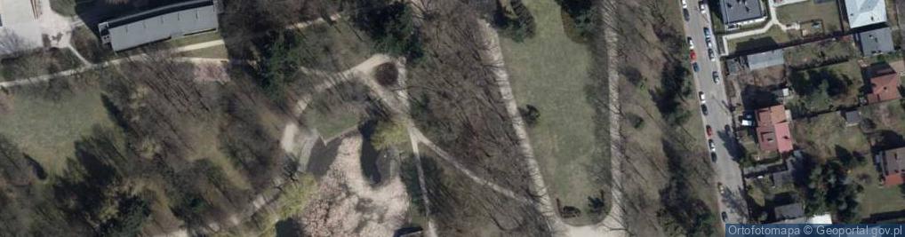 Zdjęcie satelitarne Park Widzewski