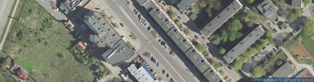 Zdjęcie satelitarne Parking dla niepełnosprawnych
