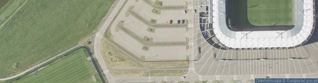 Zdjęcie satelitarne Lublin Arena - parking