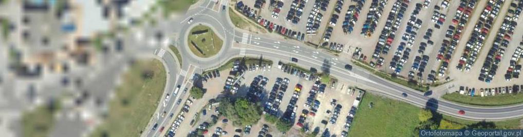 Zdjęcie satelitarne Parking Balice Duda