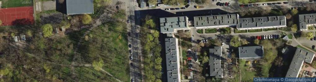 Zdjęcie satelitarne Parking tylko dla samochodów osobowych