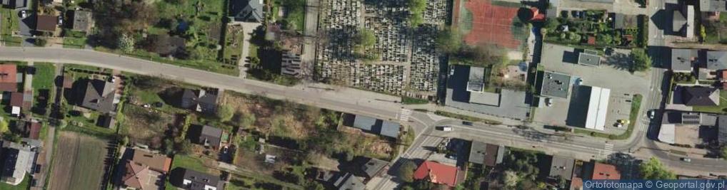 Zdjęcie satelitarne Przy cmentarzu parafialnym Kochłowice