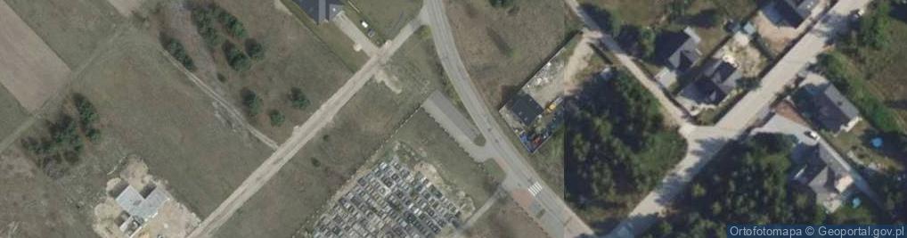 Zdjęcie satelitarne Przy cmentarzu