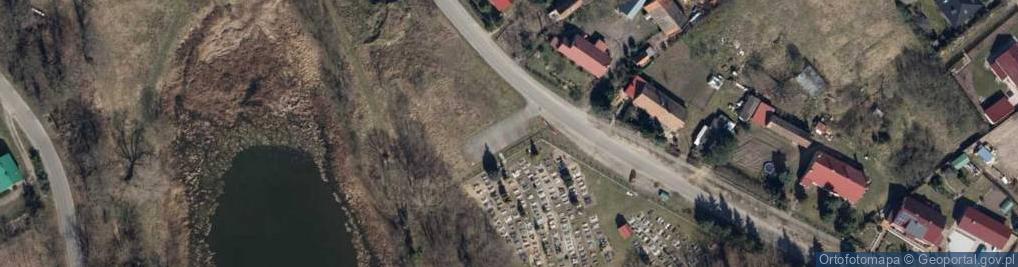 Zdjęcie satelitarne Przy cmentarzu