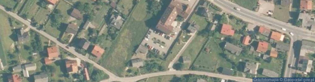 Zdjęcie satelitarne za urzędem gminy