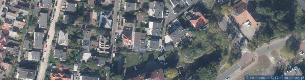 Zdjęcie satelitarne Kwatery Prywatne U Kasi