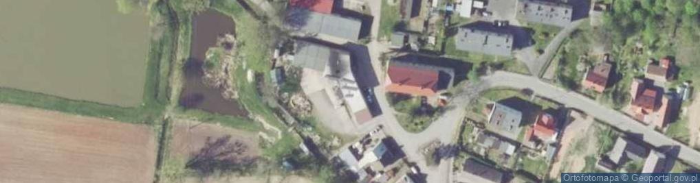 Zdjęcie satelitarne Noclegi Blisko Natury Irena Kacuba kwatery pensjonat pokoje goś
