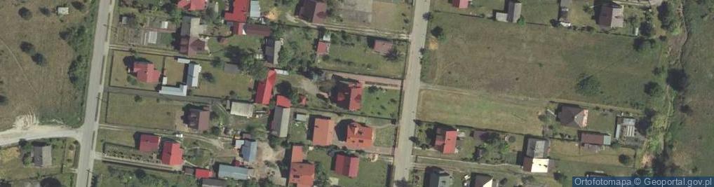 Zdjęcie satelitarne Zakątek Roztocze pokoje gościnne Zwierzyniec