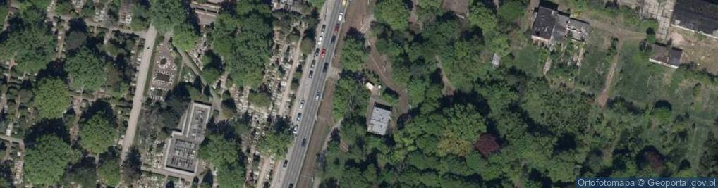 Zdjęcie satelitarne Cmentarz Grabiszyński