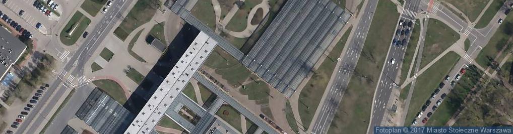 Zdjęcie satelitarne Metro Młociny/d. Huta