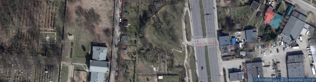 Zdjęcie satelitarne Pętla tramwajowa