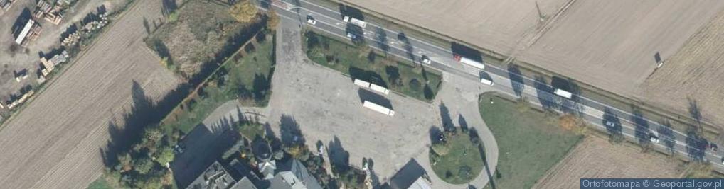 Zdjęcie satelitarne Pieprzyk - Stacja paliw