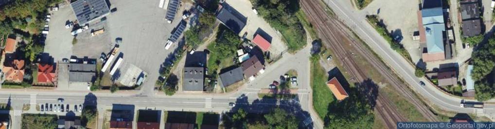 Zdjęcie satelitarne Pizza Furgon