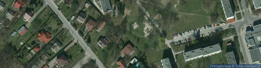 Zdjęcie satelitarne Lasek