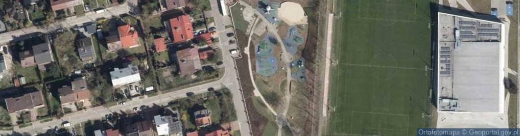 Zdjęcie satelitarne Plac zabaw, Ogródek, gen. Józefa Wybickiego