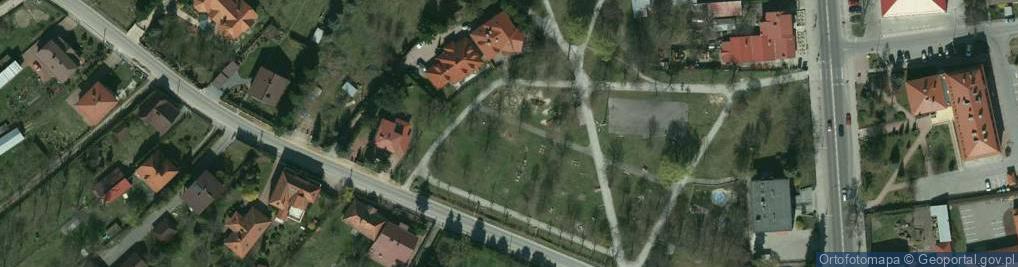 Zdjęcie satelitarne Plac zabaw, Ogródek, Park Jordanowski