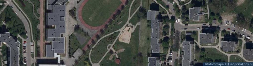 Zdjęcie satelitarne Plac zabaw, Ogródek
