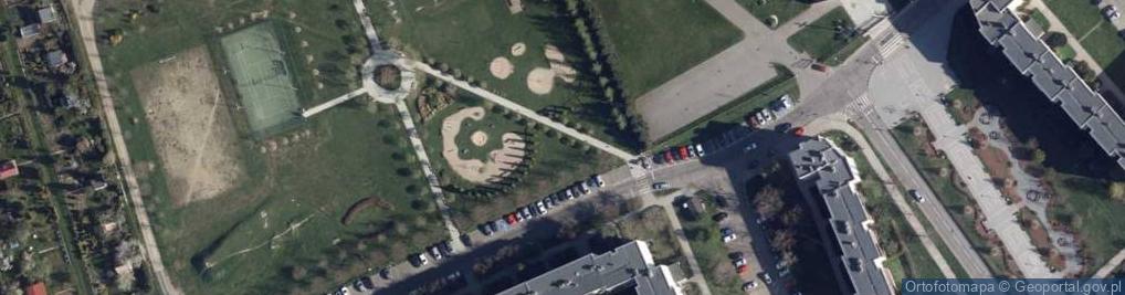 Zdjęcie satelitarne Plac zabaw, Ogródek