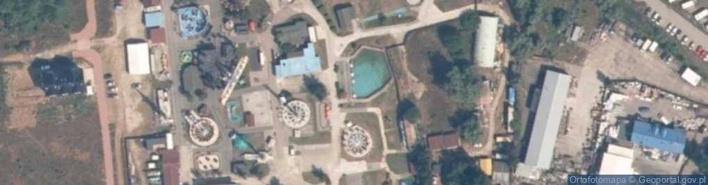 Zdjęcie satelitarne Wesołe miasteczko