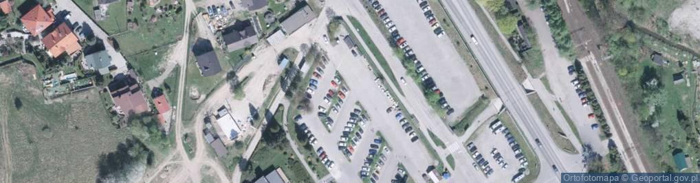 Zdjęcie satelitarne Kolej Linowa Czantoria - Parking