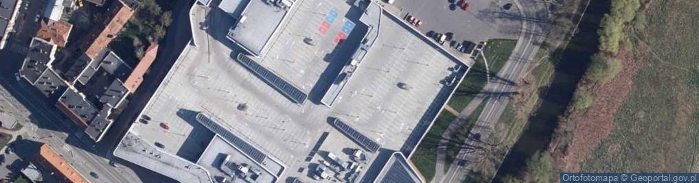 Zdjęcie satelitarne Na dachu galerii