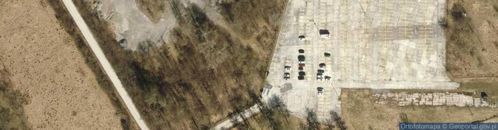 Zdjęcie satelitarne PA7 parking długoterminowy Lotniska Warszawa/Modlin
