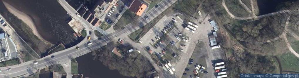 Zdjęcie satelitarne Parking 24h PRZY PARSĘCIE