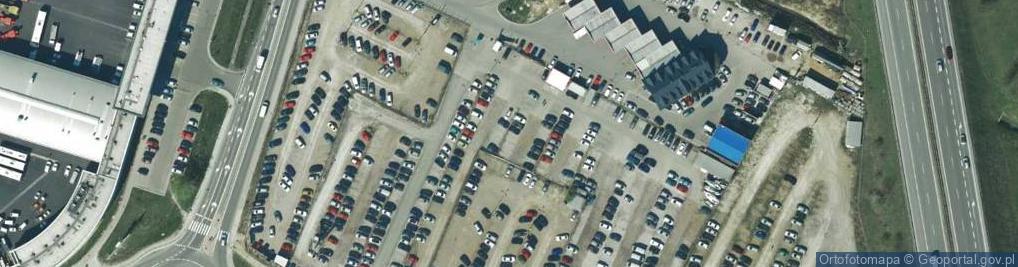Zdjęcie satelitarne Parking Błękitny