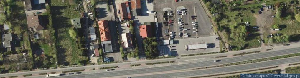 Zdjęcie satelitarne Parking lotnisko Wrocław - Maro