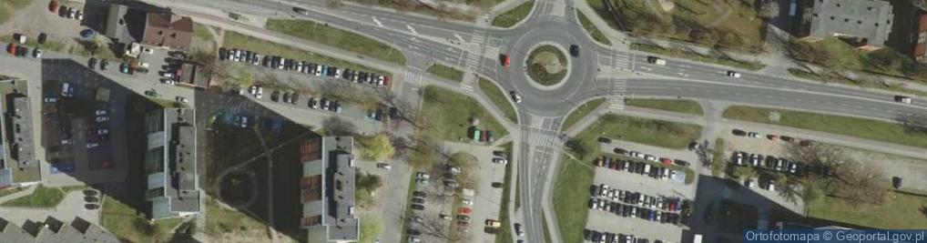 Zdjęcie satelitarne Parking Płatny-strzeżony