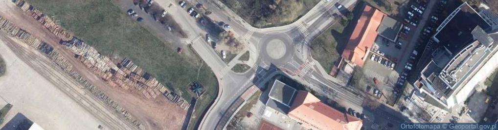 Zdjęcie satelitarne Parking Płatny-strzeżony