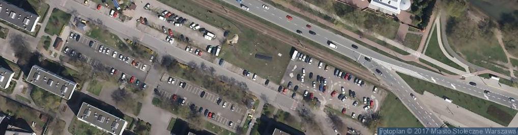 Zdjęcie satelitarne Parking Płatny-strzeżony