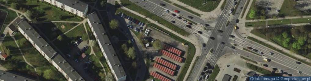 Zdjęcie satelitarne Parking Płatny-strzeżony
