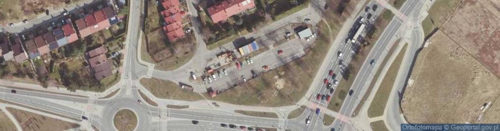 Zdjęcie satelitarne Parking Płatny-strzeżony