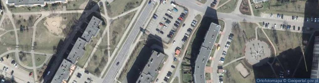 Zdjęcie satelitarne Parking Płatny-strzeżony