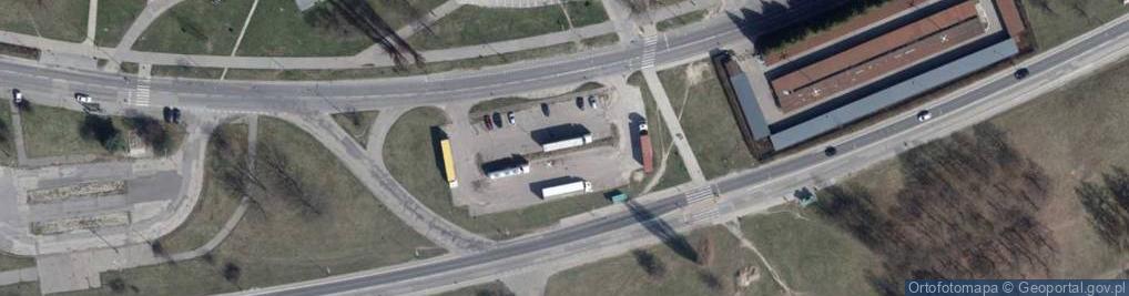 Zdjęcie satelitarne Parking Płatny-strzeżony