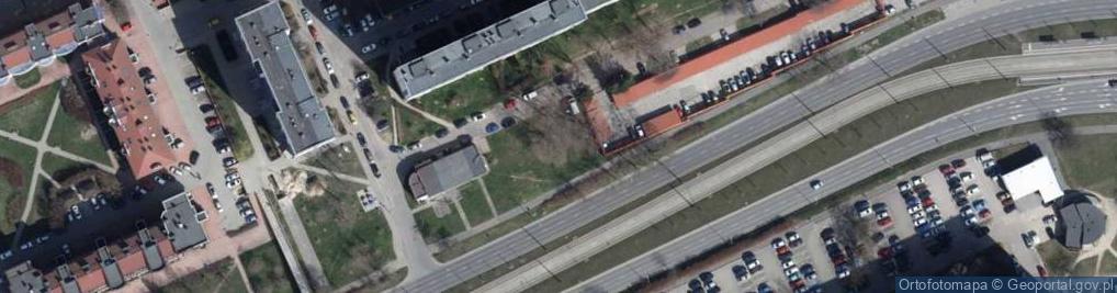 Zdjęcie satelitarne Parking Płatny-strzeżony