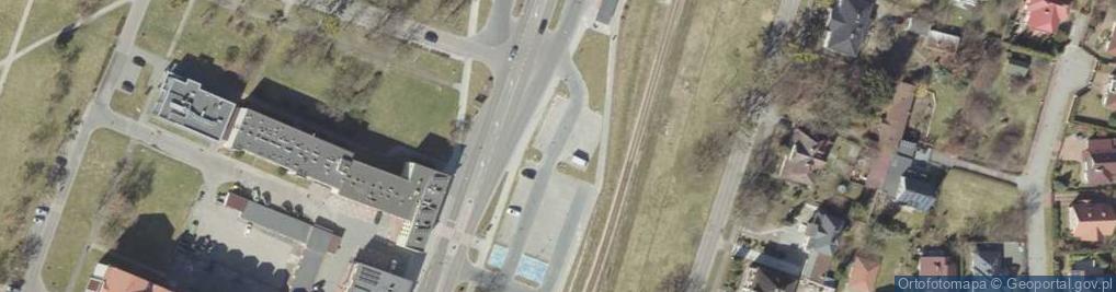 Zdjęcie satelitarne Parking Płatny-strzeżony