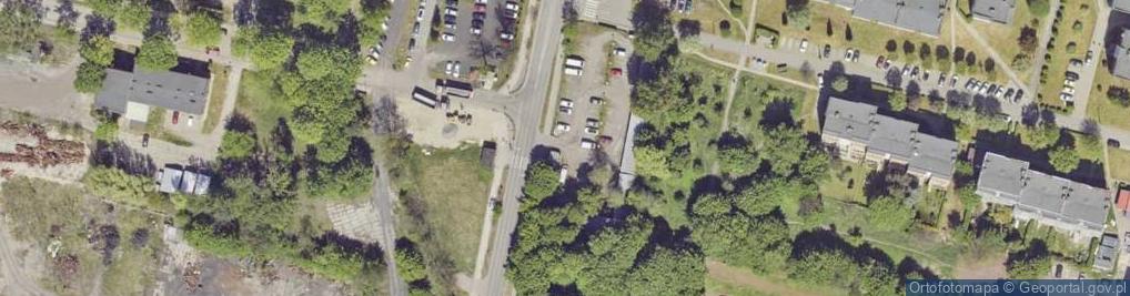 Zdjęcie satelitarne Parking strzeżony