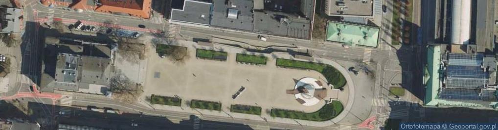 Zdjęcie satelitarne Plac Wolności