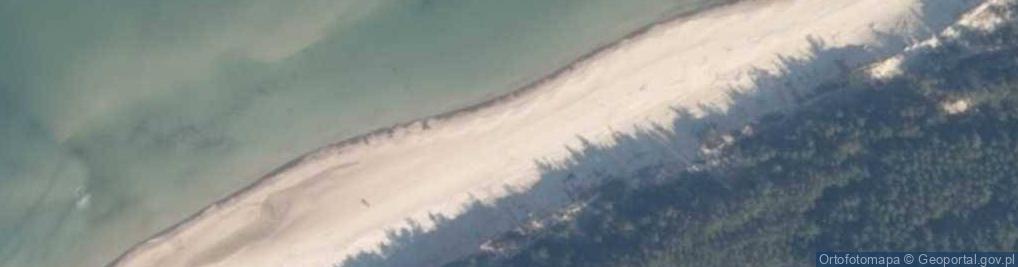 Zdjęcie satelitarne Plaża naturystów