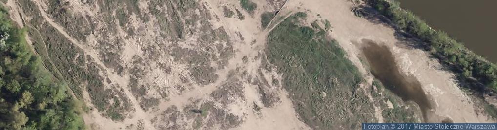 Zdjęcie satelitarne Plaża naturystów