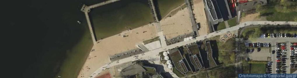 Zdjęcie satelitarne Plaża strzeżona