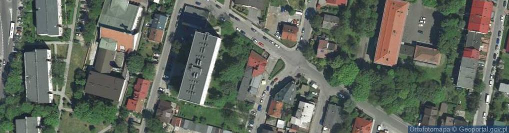 Zdjęcie satelitarne AP Kraków