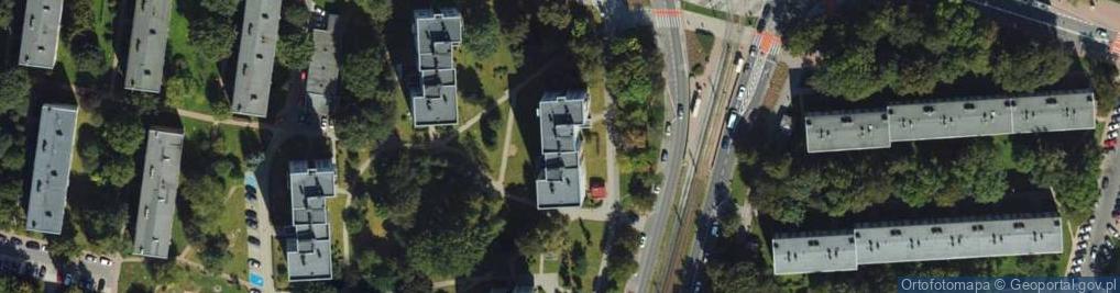 Zdjęcie satelitarne AP Kraków