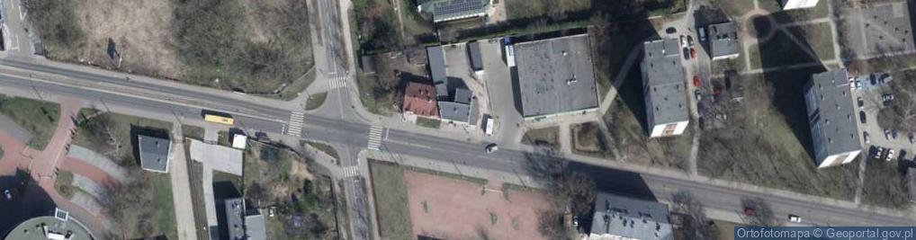 Zdjęcie satelitarne AP Łódź