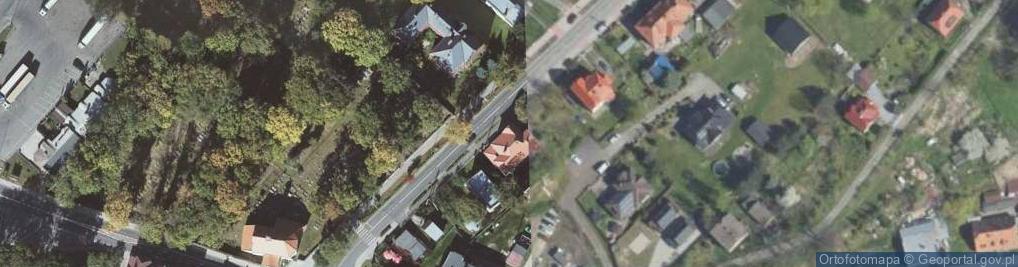 Zdjęcie satelitarne FUP Kamieniec Ząbkowicki