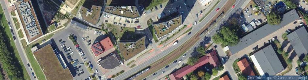 Zdjęcie satelitarne FUP Kraków 49