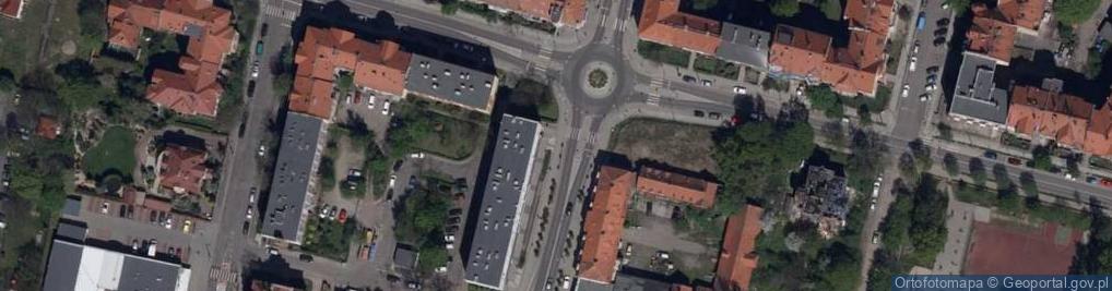 Zdjęcie satelitarne FUP Legnica 1